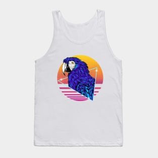 Macaw Parrot Retro Tank Top